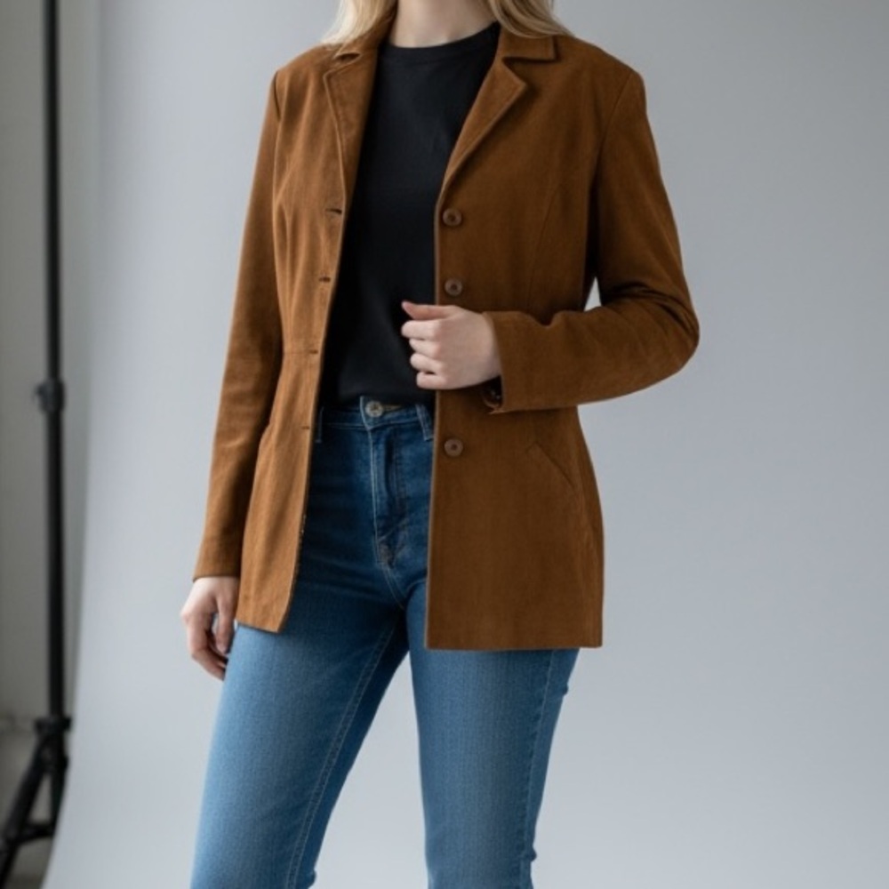 Vintage (1997) Nicole Miller New York Suede Jacket